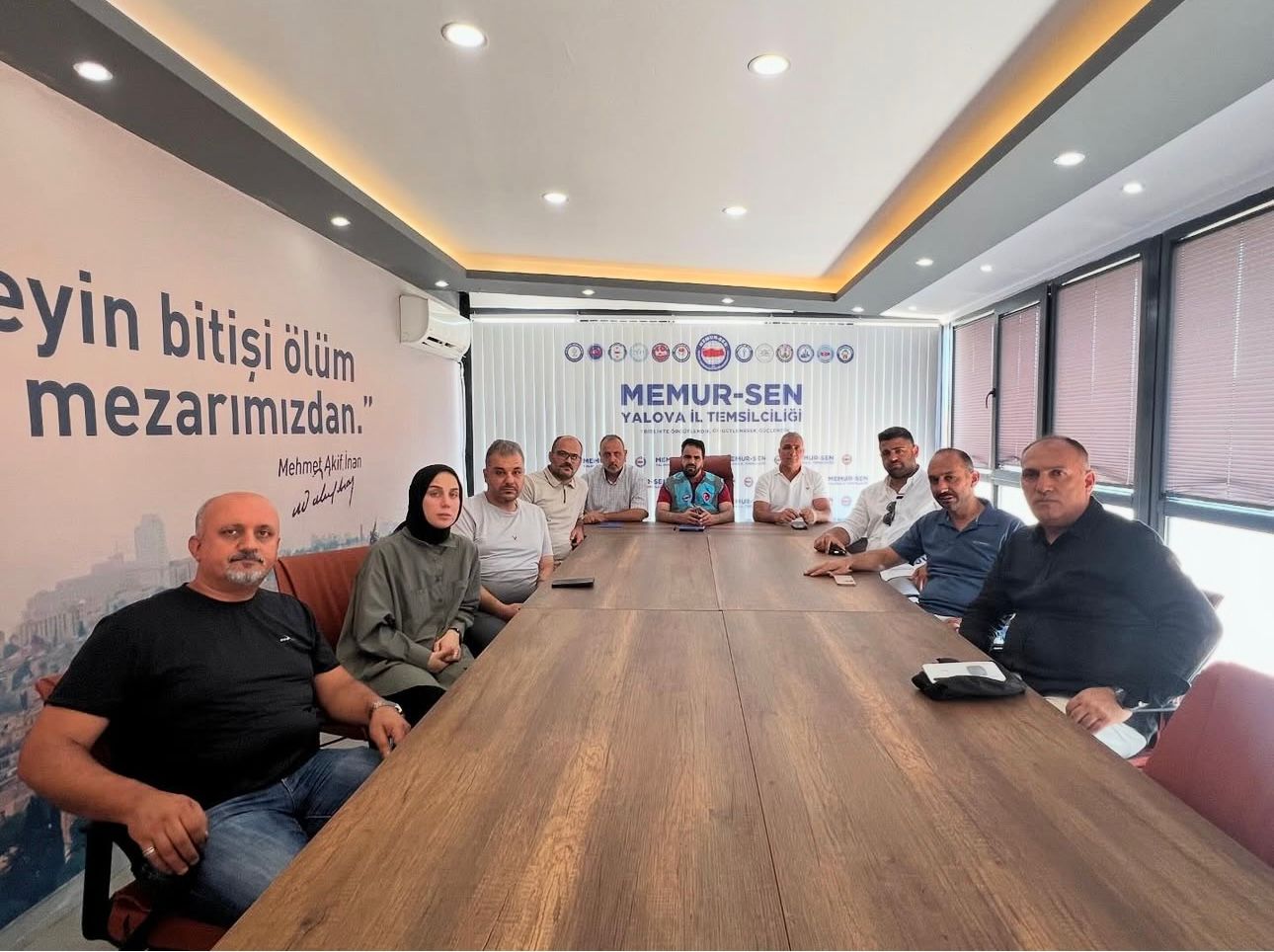 Yalova Memur-Sen İl Başkanlığı’nda Toplu Sözleşme ve Üye Talepleri Görüşüldü